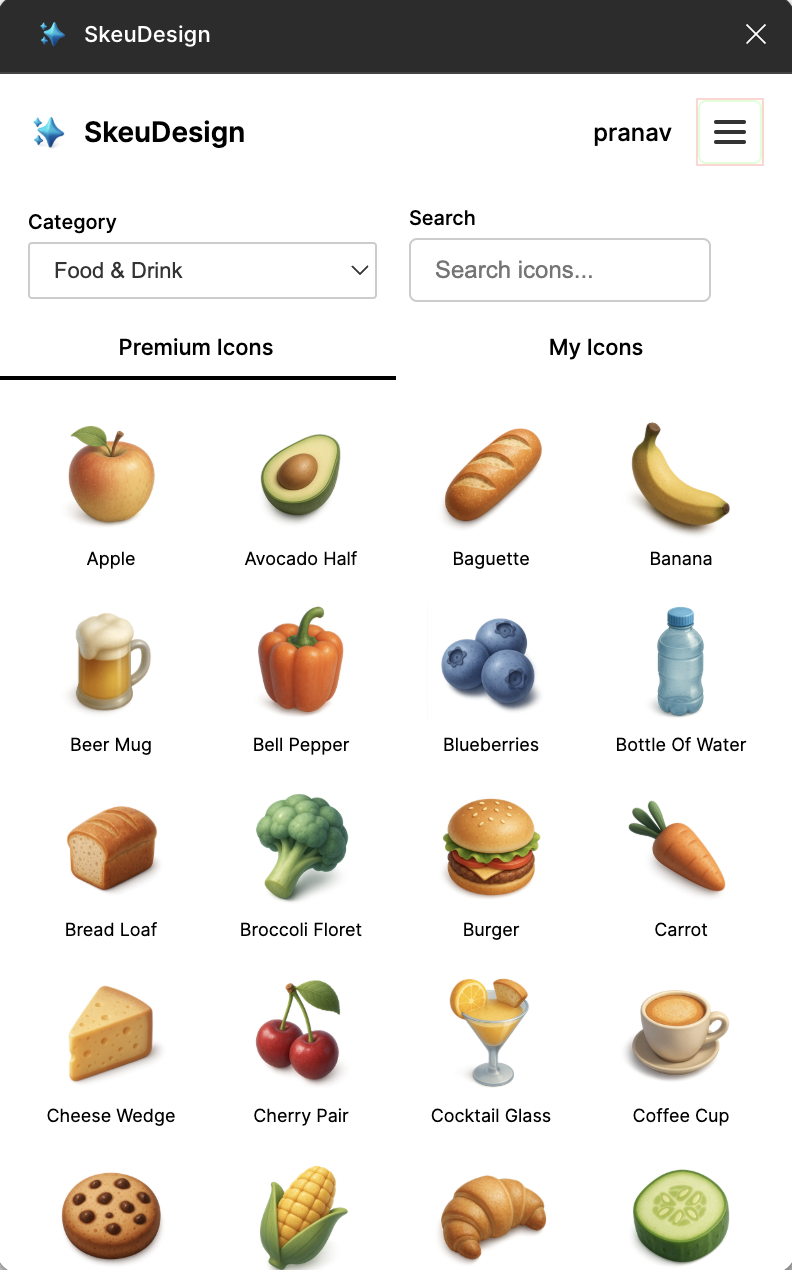 SkeuDesign Figma Plugin Interface